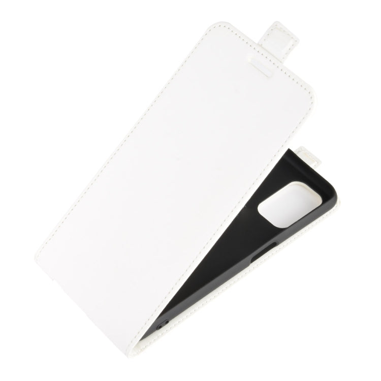 For OPPO A72 R64 Texture Single Vertical Flip Leather Protective Case with Card Slots & Photo Frame