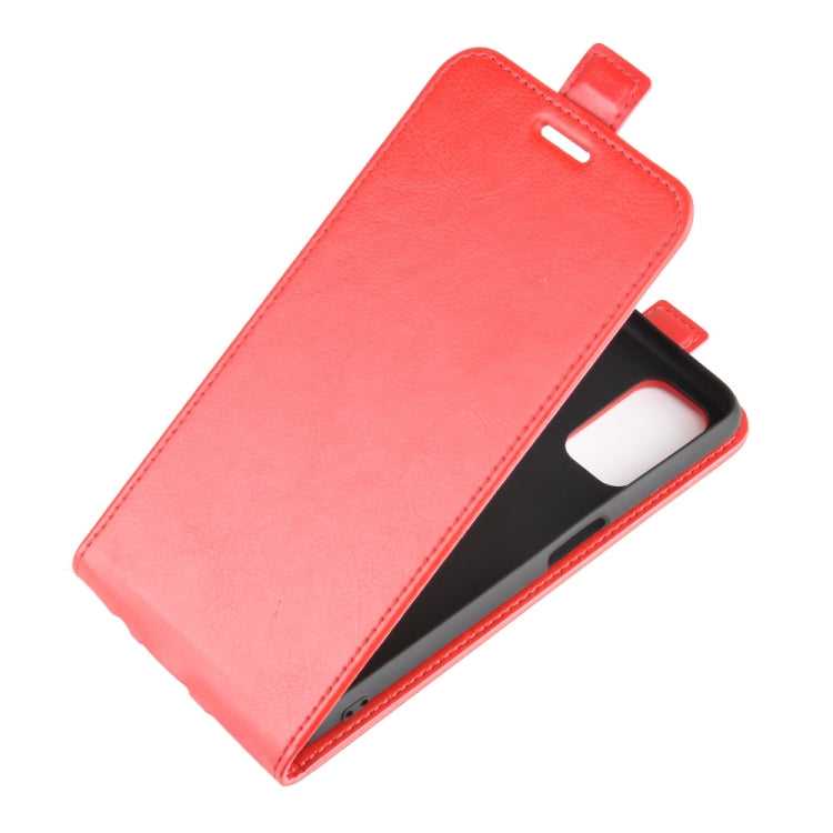 For OPPO A72 R64 Texture Single Vertical Flip Leather Protective Case with Card Slots & Photo Frame