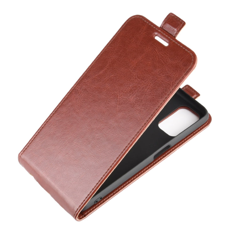 For OPPO A72 R64 Texture Single Vertical Flip Leather Protective Case with Card Slots & Photo Frame