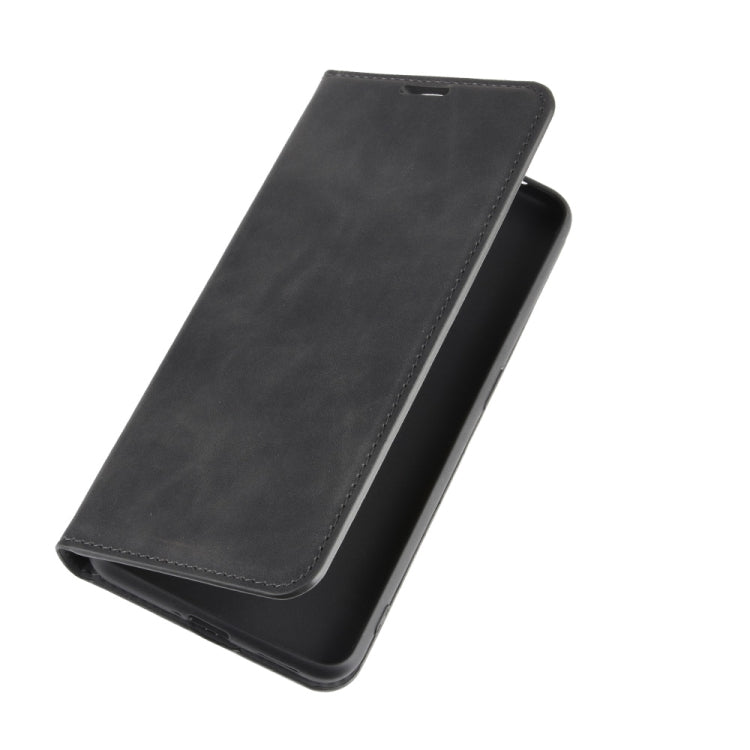 For OPPO ACE 2 Retro-skin Business Magnetic Suction Leather Case with Holder & Card Slots & Wallet