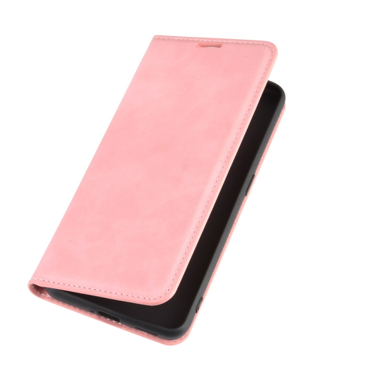 For OPPO ACE 2 Retro-skin Business Magnetic Suction Leather Case with Holder & Card Slots & Wallet