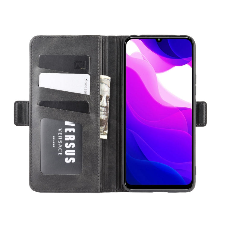 For XiaoMi Mi 10 Lite 5G Dual-side Magnetic Buckle Horizontal Flip Leather Case with Holder & Card Slots & Wallet