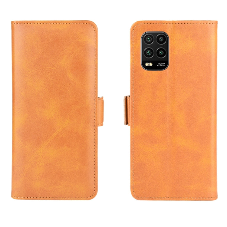 For XiaoMi Mi 10 Lite 5G Dual-side Magnetic Buckle Horizontal Flip Leather Case with Holder & Card Slots & Wallet