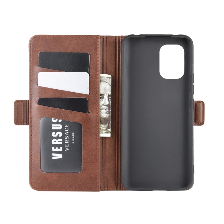 For XiaoMi Mi 10 Lite 5G Dual-side Magnetic Buckle Horizontal Flip Leather Case with Holder & Card Slots & Wallet