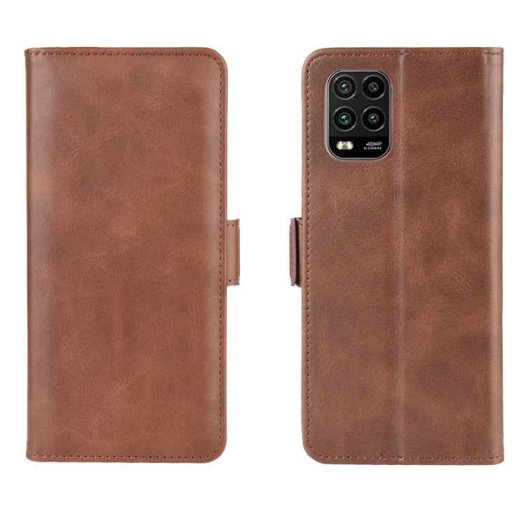 For XiaoMi Mi 10 Lite 5G Dual-side Magnetic Buckle Horizontal Flip Leather Case with Holder & Card Slots & Wallet