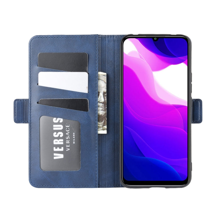 For XiaoMi Mi 10 Lite 5G Dual-side Magnetic Buckle Horizontal Flip Leather Case with Holder & Card Slots & Wallet