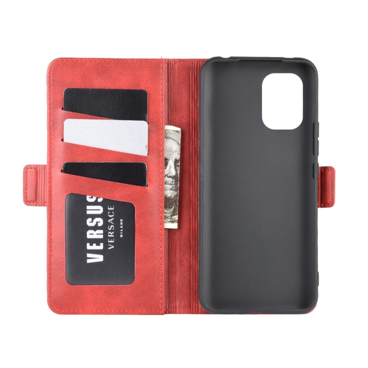 For XiaoMi Mi 10 Lite 5G Dual-side Magnetic Buckle Horizontal Flip Leather Case with Holder & Card Slots & Wallet