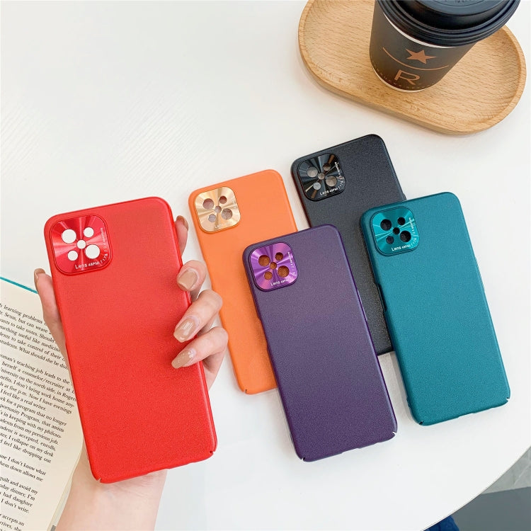 For OPPO A92S All-Inclusive Pure Prime Skin Plastic Case with Lens Ring Protection Cover
