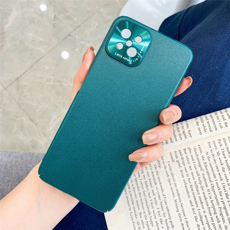 For OPPO A92S All-Inclusive Pure Prime Skin Plastic Case with Lens Ring Protection Cover