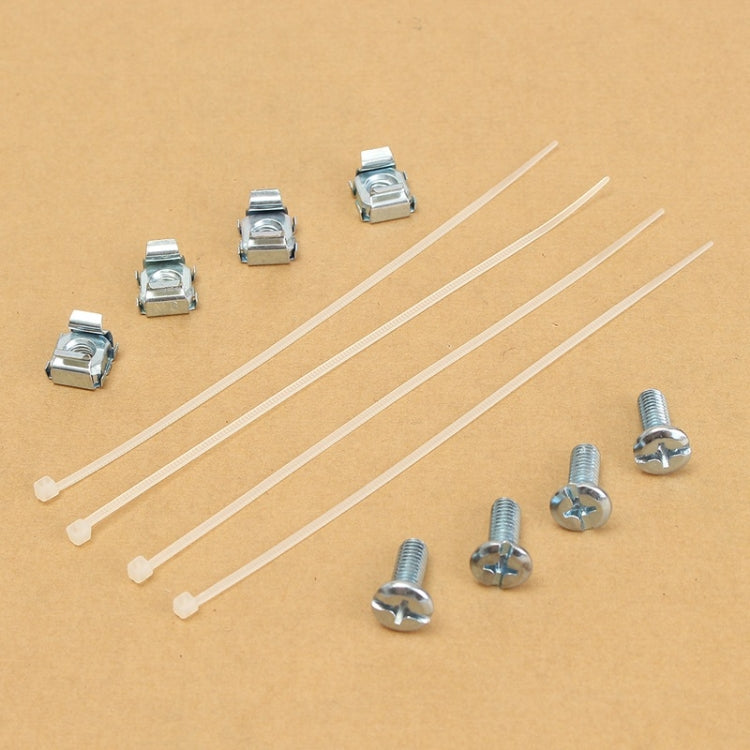 24 Port CAT5E Patch Panel -1U for 19 Inch Rack Mount- RJ45 CAT6 Ethernet Network LAN Adapter Cable Mount Bracket