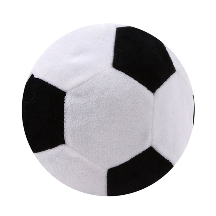 Soccer Ball Pattern Plush Pillow Toy Kids Sports Sofa Toys Room Office Car Decoration Pillow, Diameter: 20cm