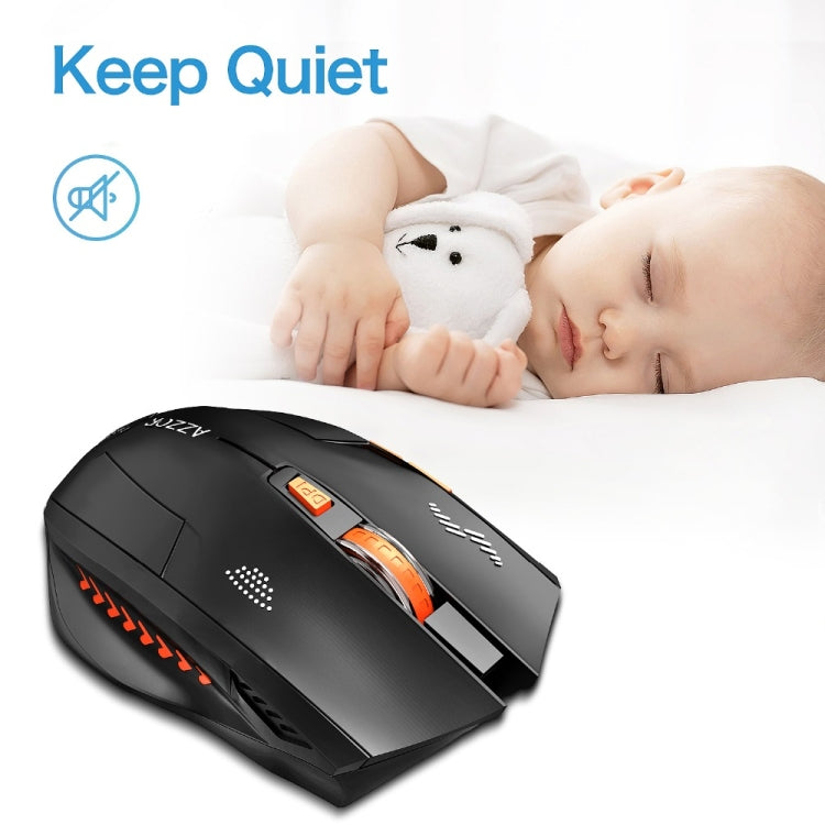 Gaming Button Silent Wireless Mouse 2400dpi Built-in Battery for PC Laptop Computer