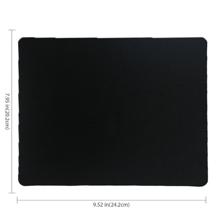 20 PCS 24*20cm Gaming Mouse Pads with Antislip(Black)