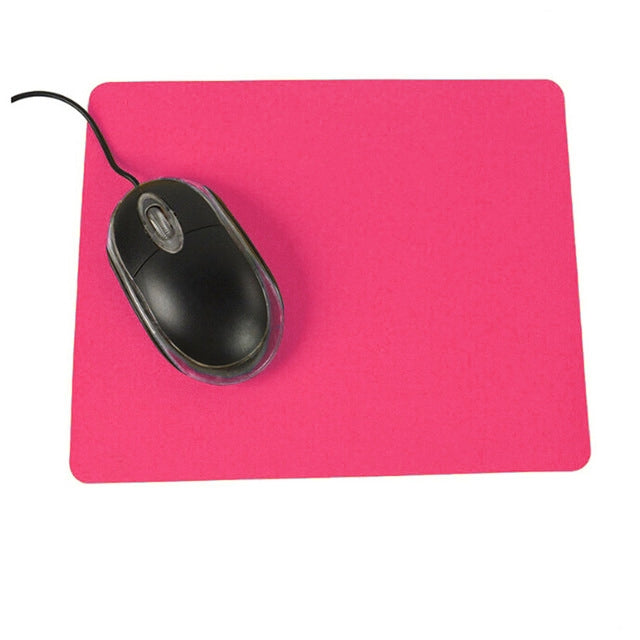 10 PCS Optical Solid Color Office Computer Anti-Slip Wrist Rests Mouse Pad