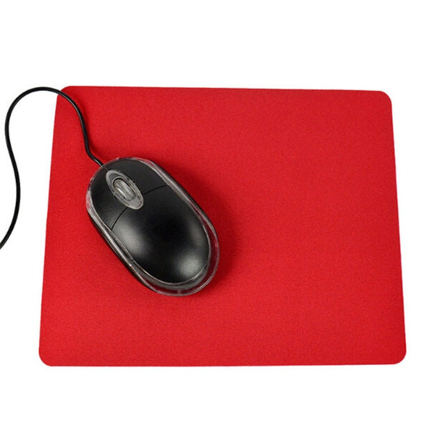 10 PCS Optical Solid Color Office Computer Anti-Slip Wrist Rests Mouse Pad