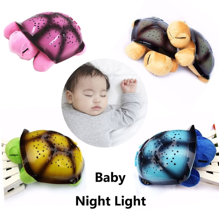 Led Night Light Star Projector With Novelty Sky MusicTurtle Lamp Baby Toy For Children