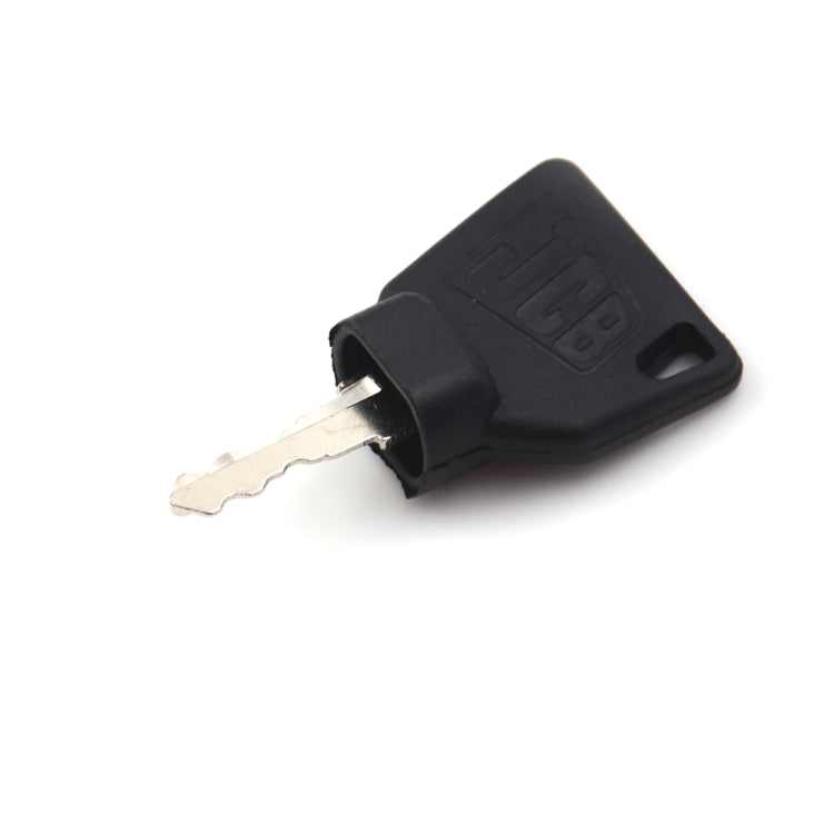 10pc JCB 3CX Parts Digger Plant Keys Equipment Ignition Stainless Steel Key For Switch Starter Black