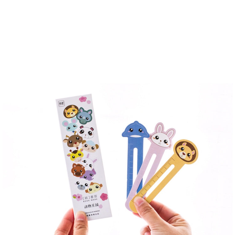 30 PCS / Set Cute Animal Farm Paper Bookmark Book Holder Multifunction Kawaii Stationery for Children School Supplies Kawaii Gifts