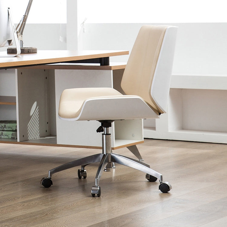 Fashion Comfortable Practical Rotate Chair Lift Office Chair(White + WhitePaint)