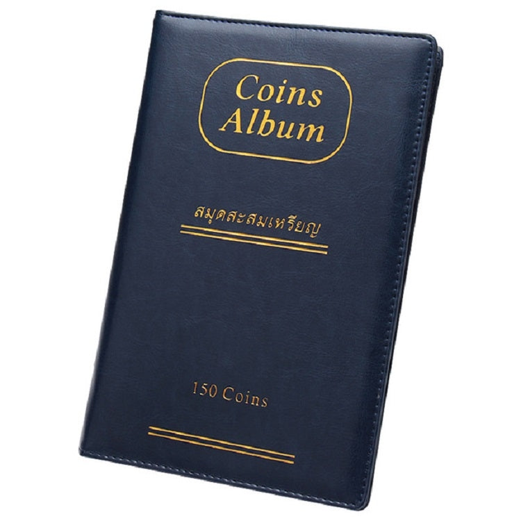 PU Leather Russian Cover 150 Coins Collection Album Holder Book