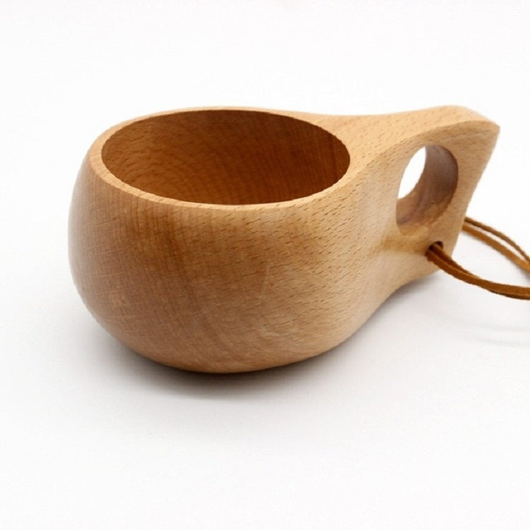 Hand Made Wood Tableware Green Wooden Cup, Capacity:101-200ml