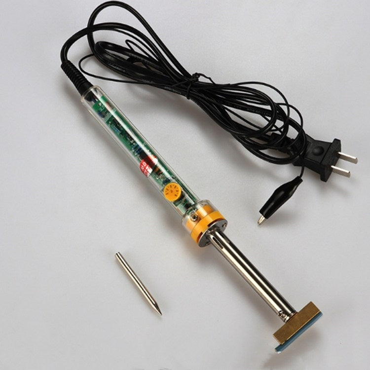 All Copper Liquid Crystal Cable Welding Tool T-shaped Soldering Iron Head, Model:30W