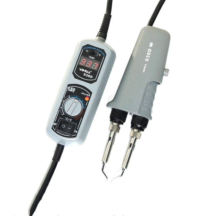 938D Tweezers Soldering Station Portable Electric Tweezers, Plug Type:EU