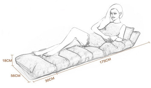 Modern Sofa Bed Lounge Living Room Reclining Chair Folding Adjustable Sleep Sofa