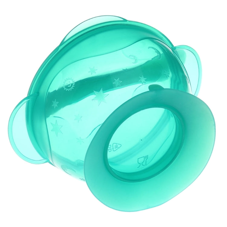 3 PCS Baby Non-Slip Double Ear Suction Wall With Lid With Spoon Training Bowl