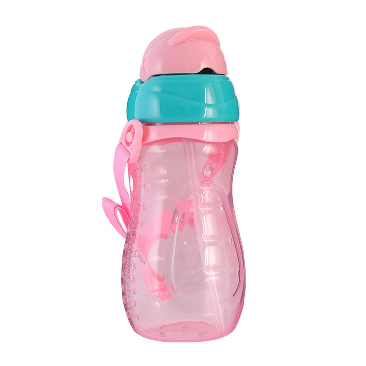 Baby Water Feeding Bottle With Straw Portable Cartoon Save Cups Sports Bottles Baby Feeding Cups