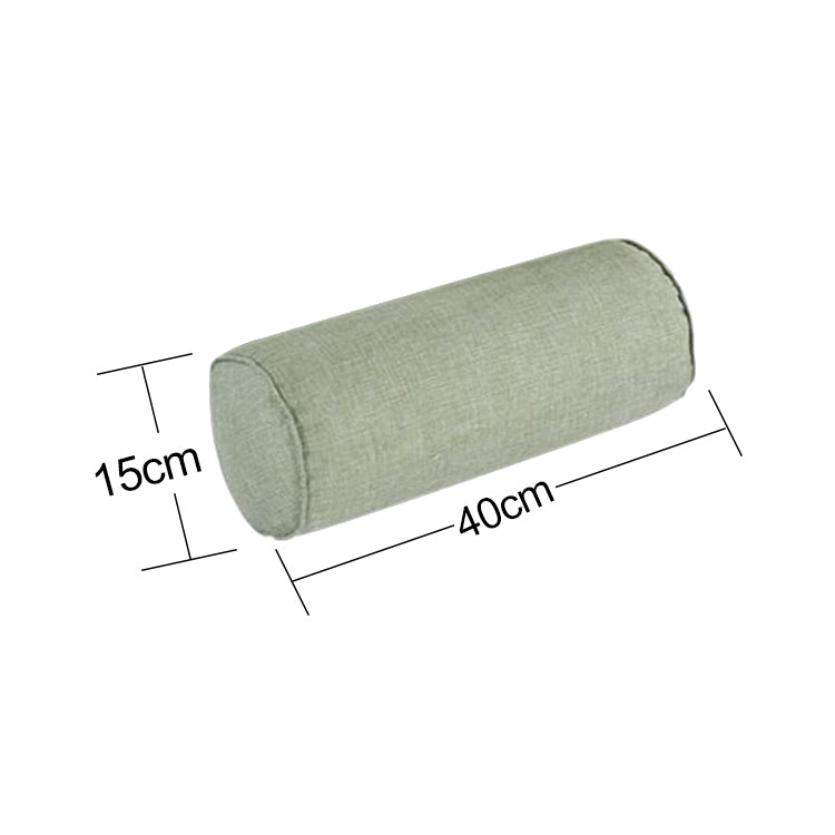 2 PCS Maternity Pillow Cotton Linen Neck Headrest Body Pillow Seat Backrest Sleeping Pillow, Size:15x40cm