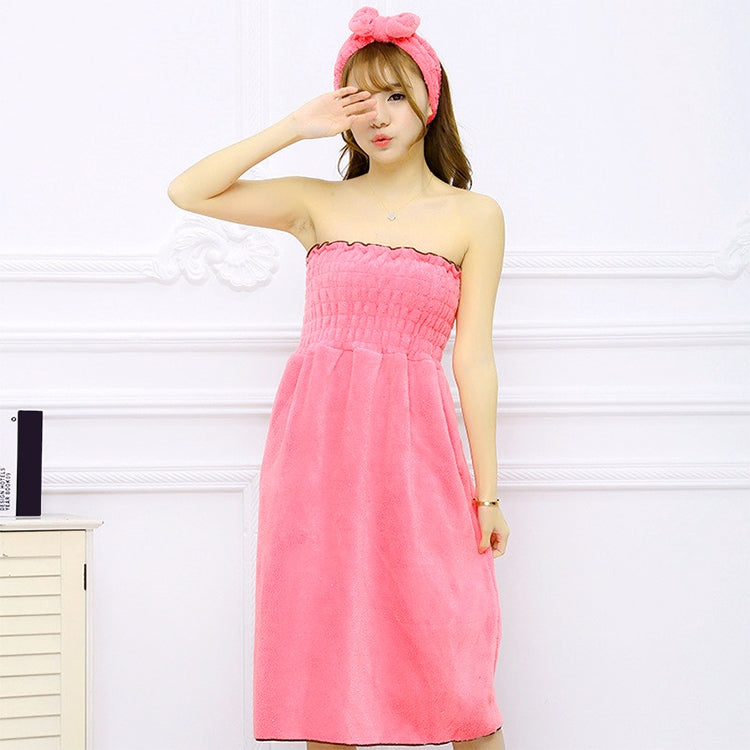 Microfiber Fabric Bath Towels Women Wearable Bath Skirt