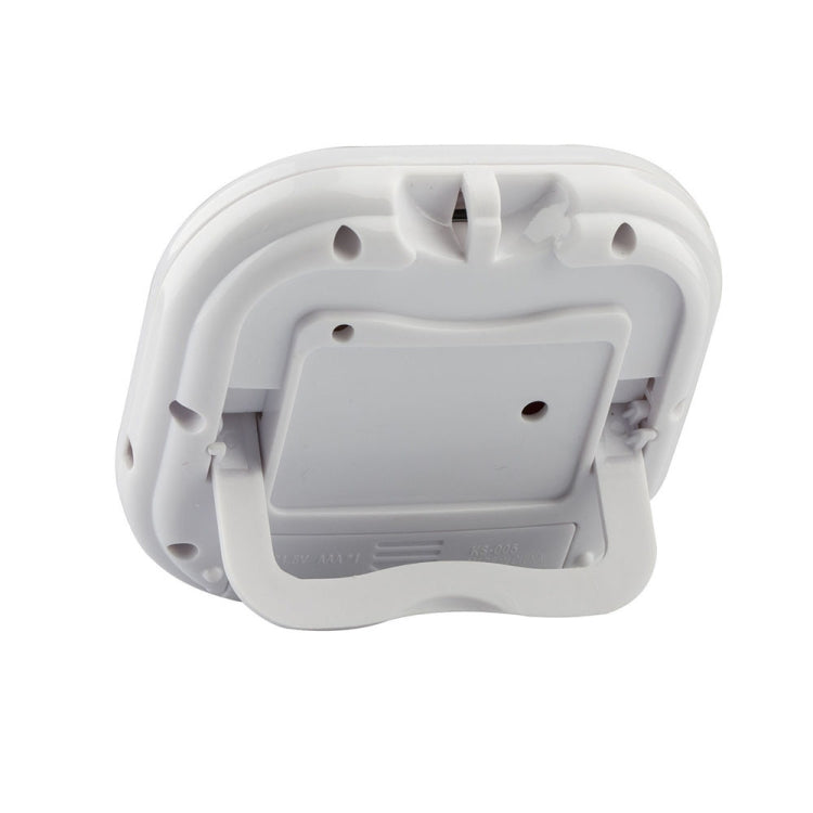 Digital LCD Indoor Thermometer Hygrometer Gauge Clock Temperature Humidity Meter