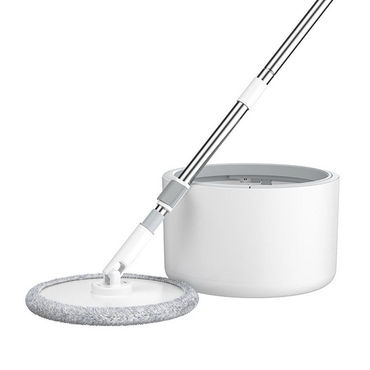 Single Bucket washing And Spinning Rotary Mop, Color:White