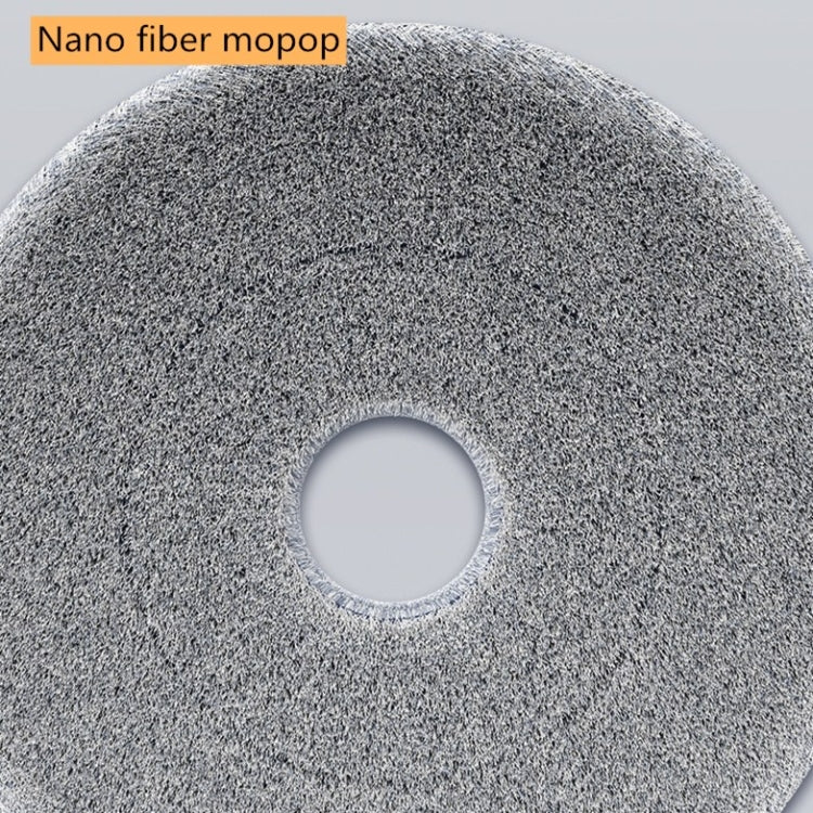 Single Bucket washing And Spinning Rotary Mop, Color:White