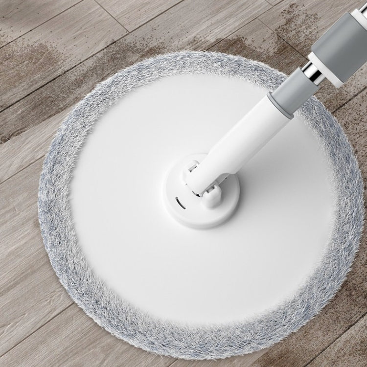 Single Bucket washing And Spinning Rotary Mop, Color:White