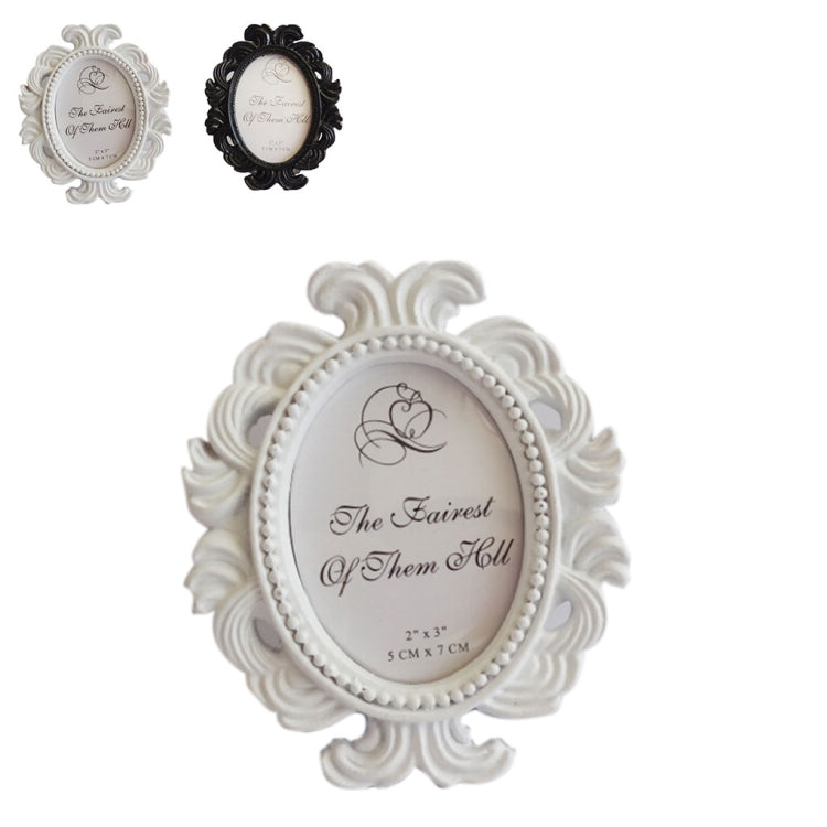 2 PCS Floral Photo Round Picture Frame Holder Wedding Home Decor