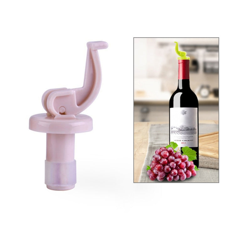 2 Sets Plastic Wine Corks Manually Press Down the Wine Stopper