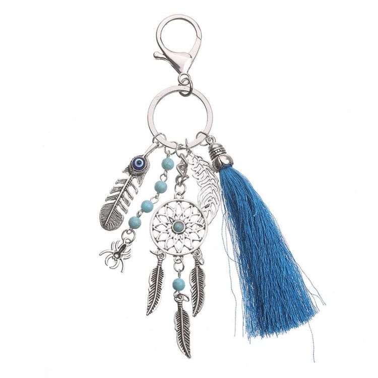 2 PCS Simple Fashion Wool Tassel Dream Catching Keychain