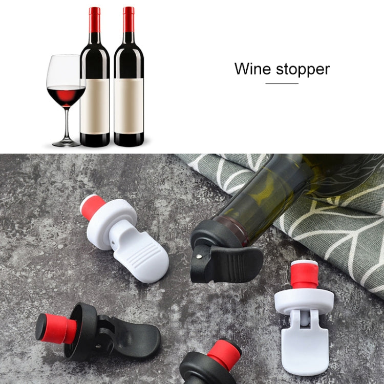 3 PCS Creative Wine Stopper Pumping Freshness Stopper Manually Pressing Wine Stopper