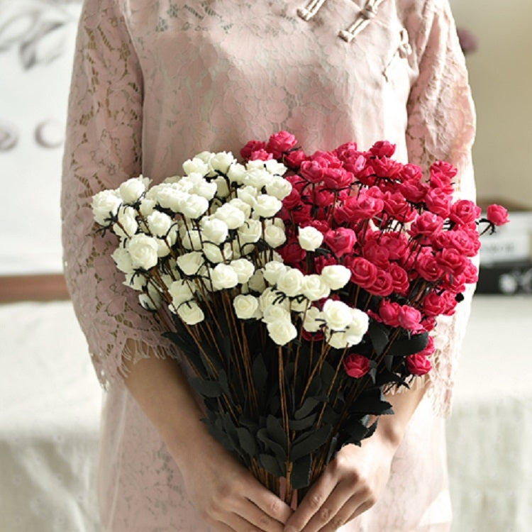 Artificial Rose Bud Wedding Decoration Flower Arrangement Party Home Decoration