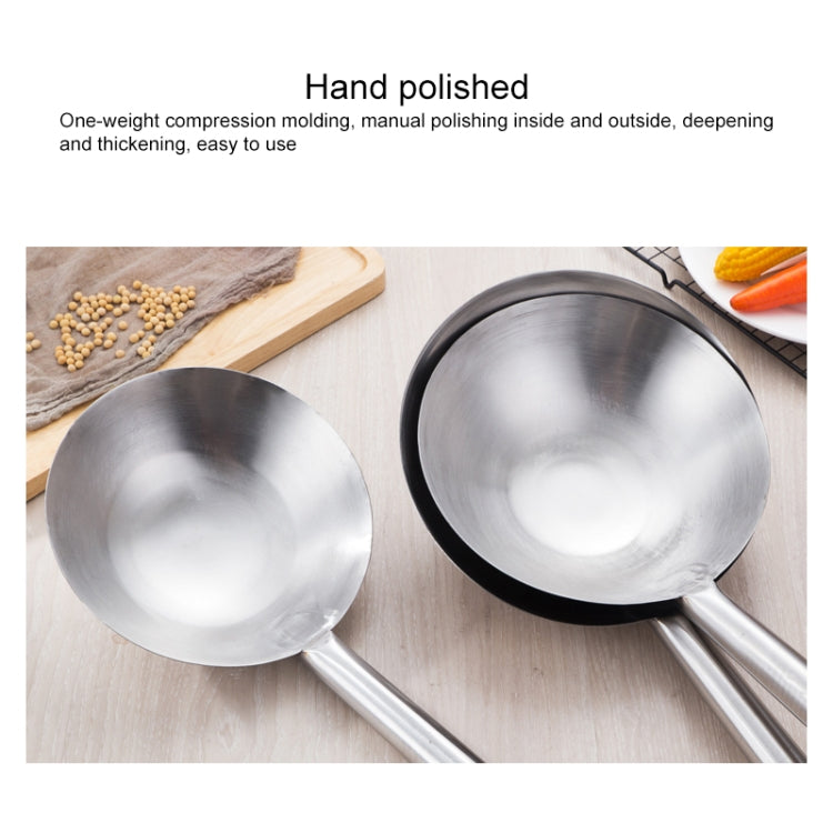 Stainless Steel Kitchen Spoon Water Spoon Large Scoop, Size:30cm