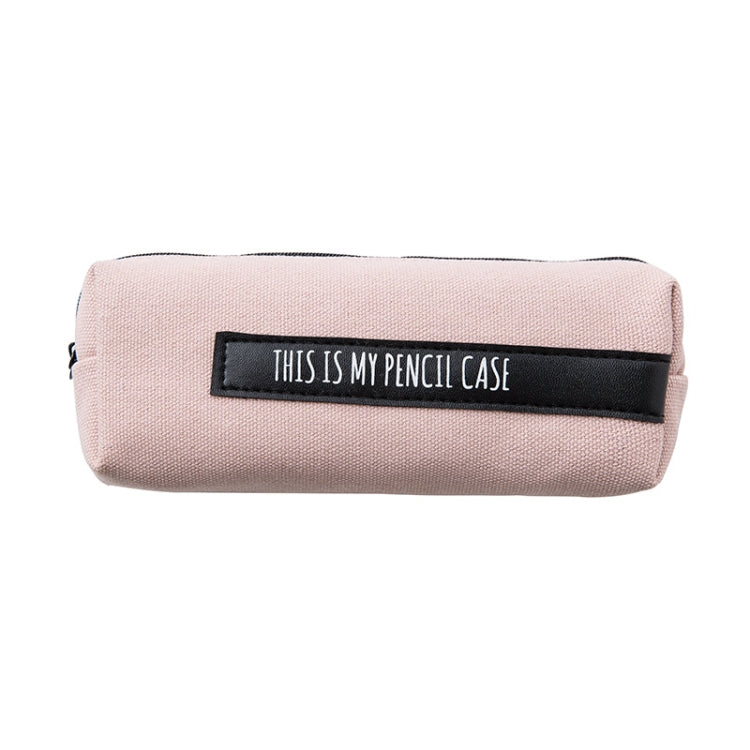 Creative School Pencil Case Simple Solid Color Large Pen Bag