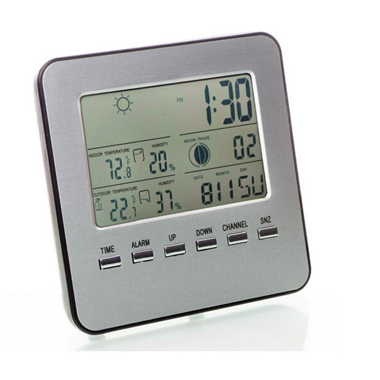 Wireless Indoor And Outdoor Temperature And Humidity Meter Alarm Clock
