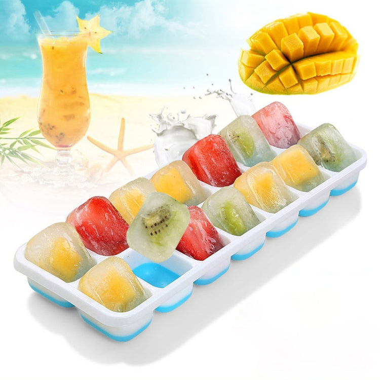 5 PCS 14 Grid Silicone Ice Grid Household Square Ice Grid Silicone Mold With Lid