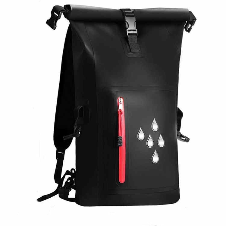 25L Waterproof Backpack Waterproof Bucket Bag With Reflective Strip