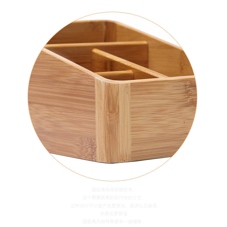 Creative Desktop Four Grid Storage Remote Control Box Key Cosmetics Sundry Box, Style:Three Grid ladder