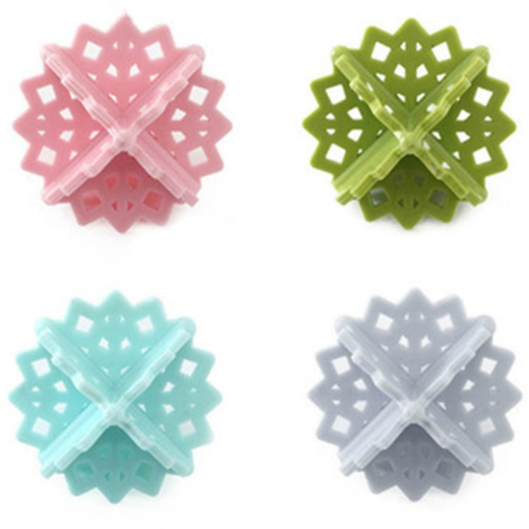 4 PCS Snowflake Magic Decontamination Anti-winding Bra Underwear Care Washing Machine Laundry Ball