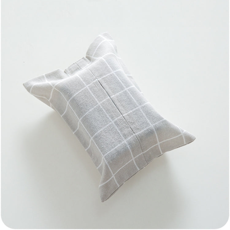 Literary Fabric Cotton and Linen Paper Towel Bag Car Towel Table Tray