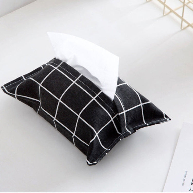 Literary Fabric Cotton and Linen Paper Towel Bag Car Towel Table Tray